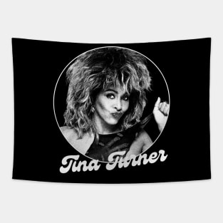 Tina Turner // Retro Fan Art Design Tapestry