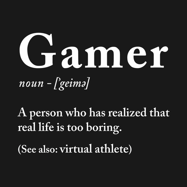 Gamer definition by produdesign