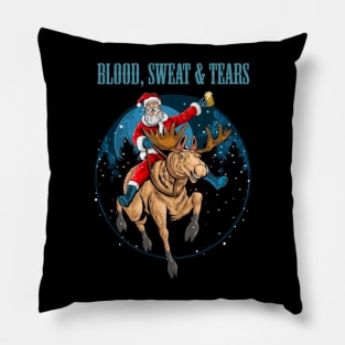 BLOOD SWEAT TEARS BAND Pillow