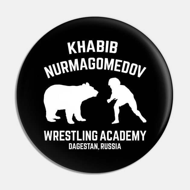 Khabib Nurmagomedov Wrestling Academy Bear Pin by MMAMerch