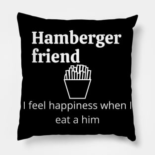 Hamberger friend Pillow