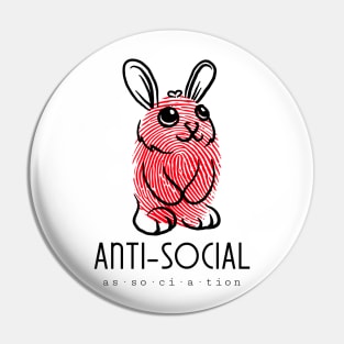 Anti Social |Association Pin