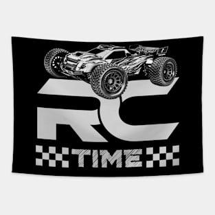 RC Race Time Radio Control Car Tapestry