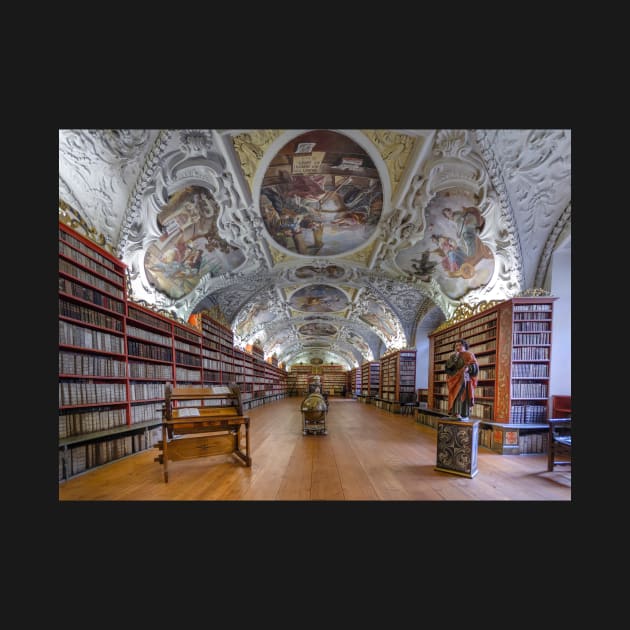 Library of Strahov Monastery in Prague, Czech Republic by mitzobs