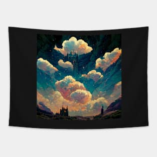 castle in the sky Tapestry