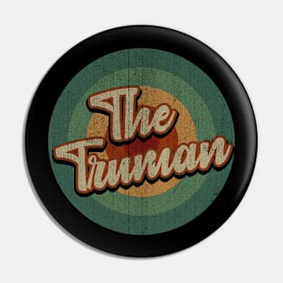 Circle Retro Vintage The Truman Pin