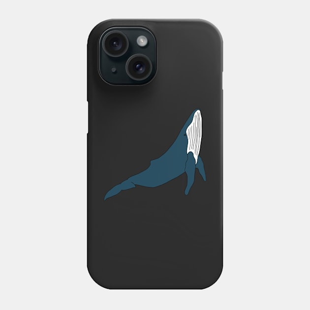 humpback whale Phone Case by Carries Design 