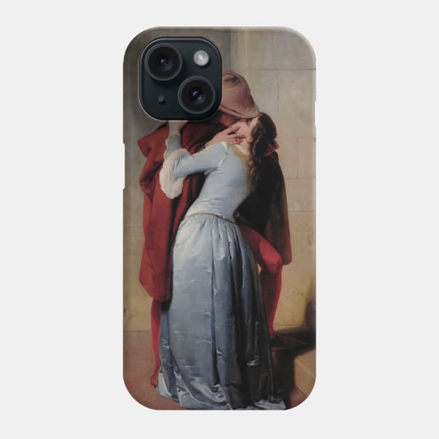 The Kiss by Hayez Phone Case by Laevs