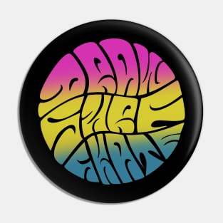 Draw Sure Skate Rainbow Pin