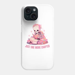 Skeleton Can't Stop Reading Phone Case