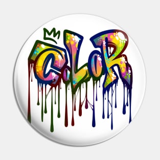 Color Graffiti Pin