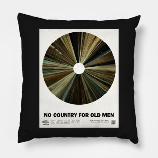 minimal_No Country for Old Men Warp Barcode Movie Pillow