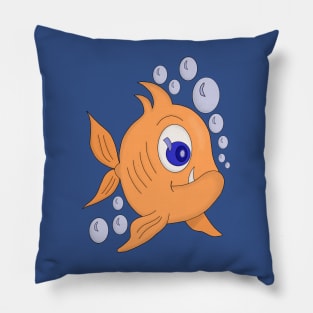 Fish with a sharp tooth Pillow