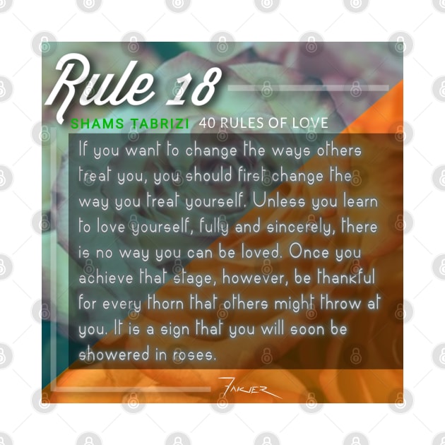 40 RULES OF LOVE - 18 by Fitra Design