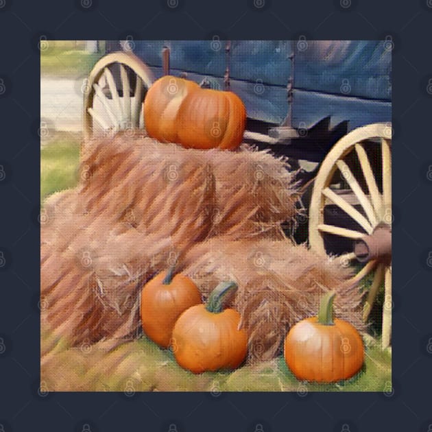 Hayride and Pumpkins by AJDesignsstuff