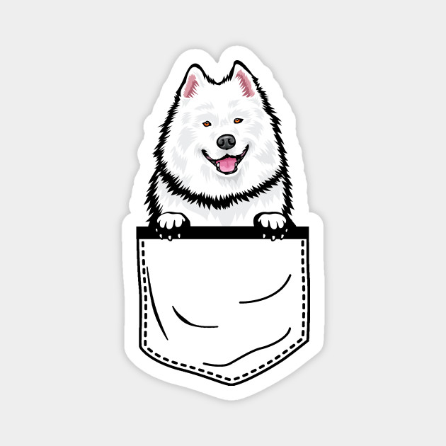 Samoyed Pocket Dog Samoyed Dog TeePublic