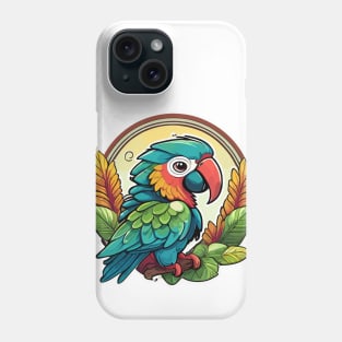 Vibrant Parrot Delights: A Rainbow of Feathers! Phone Case