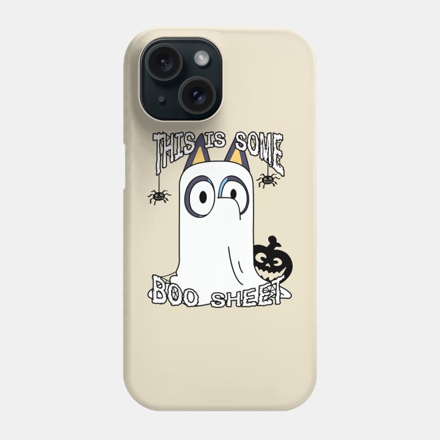 This is Some Boo Sheet Phone Case by Karl Doodling