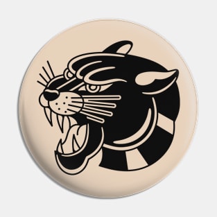 Black panther Pin