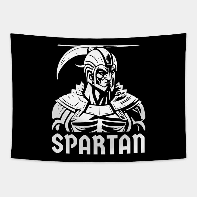 Spartan warrior Tapestry by Ravenglow