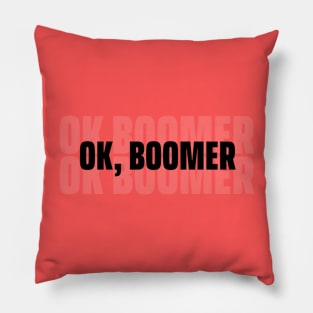 Ok Boomer, Tiktok Meme Pillow