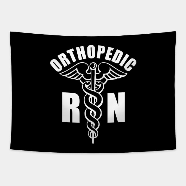 Orthopedic Nurse RN Caduceus Tapestry by BDAZ