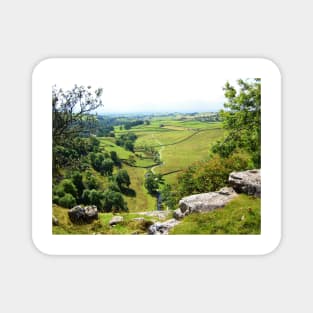 View From The Top Of Malham Cove #1 Magnet