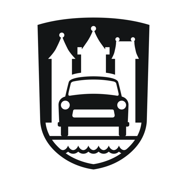 Trabant Wappen Zwickau (black) by GetThatCar