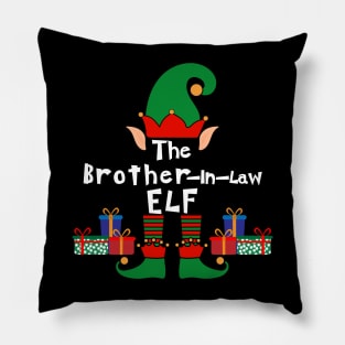 Funny Family Matching Christmas Brother-in-law Elf Pillow