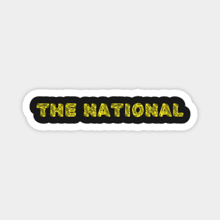 The National Band Logo Lettering Magnet