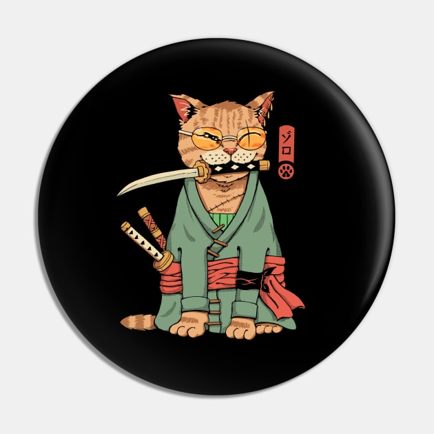 Zoro Catana Pin by Vincent Trinidad Art