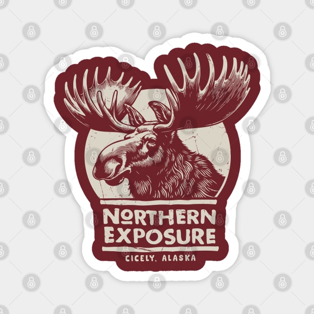 Northern Exposure // Cicely Alaska Magnet by Trendsdk