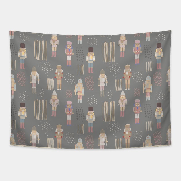 Nutcracker grey Tapestry by Flyingrabbit