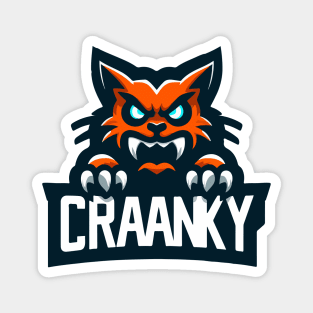 Cranky cat Magnet