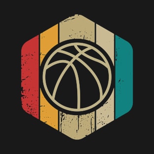 Vintage Retro Basketball gift for basketball lovers T-Shirt