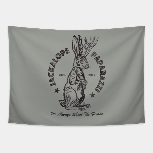 Jackalope Paparazzi Tapestry by Thomcat23