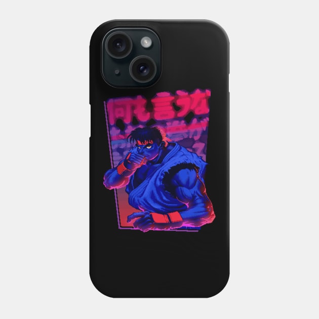 Street Fighter Ryu Dark Edition Phone Case by Bootleg Factory