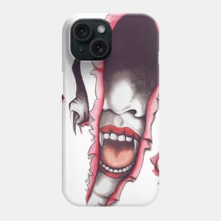The Horror in The Night Dracula Phone Case