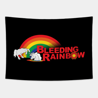 Bleeding Rainbow Tapestry