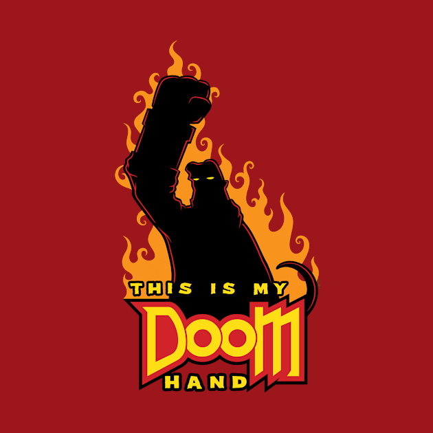 This is My Doom Hand by mikehandyart