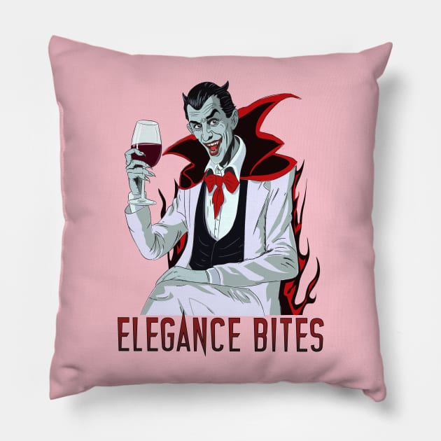 Vampire-tasting blood Pillow by ahstud 