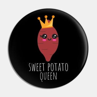 Sweet Potato Queen Kawaii Pin