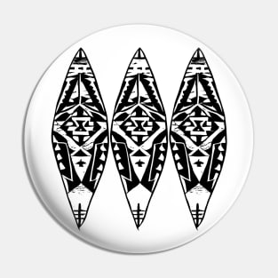 American indian arrowhead Pin