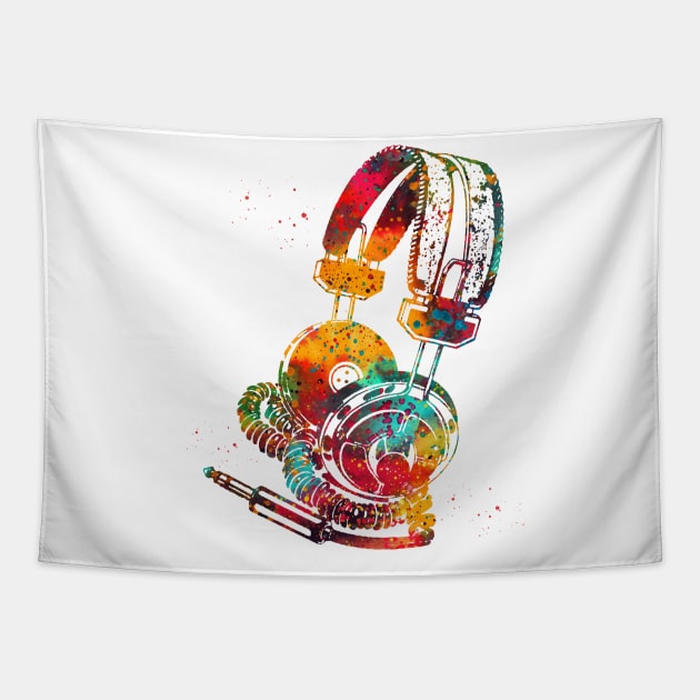 Headphones Tapestry by erzebeth