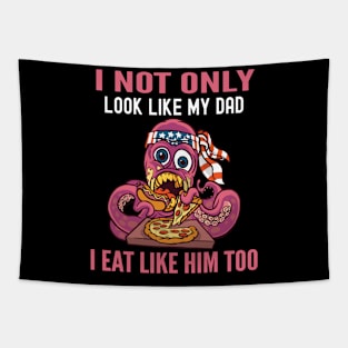 Look Like Dad - Eat Like Dad Family Resemblance Tapestry