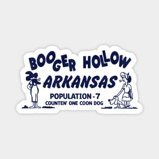 Retro Booger Hollow Arkansas Travel Souvenir Magnet
