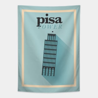 Pisa Poster Design Tapestry