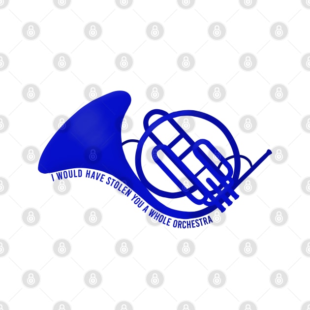 Blue French Horn - HIMYM by ilustraelleg