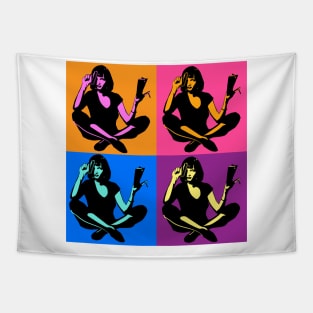 Pop Art Mia Wallace Tapestry