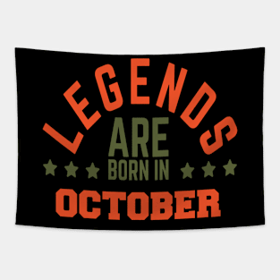 Legends Are Born in October Tapestry